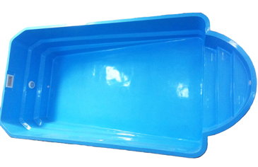 Foto Piscina de poliéster 7,5 x 3,5 m