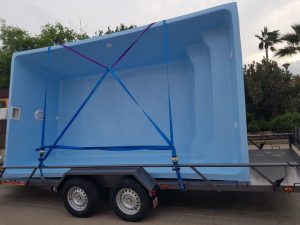 1 Trasnporte Mini Piscina Poliester