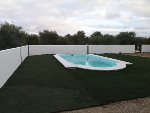 6 Piscina fibra Poliester 6x3