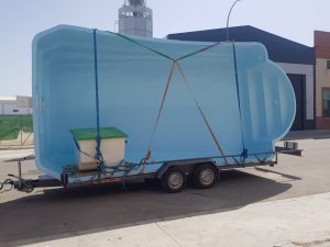 7 Trasnporte Piscina Poliester Depuradora